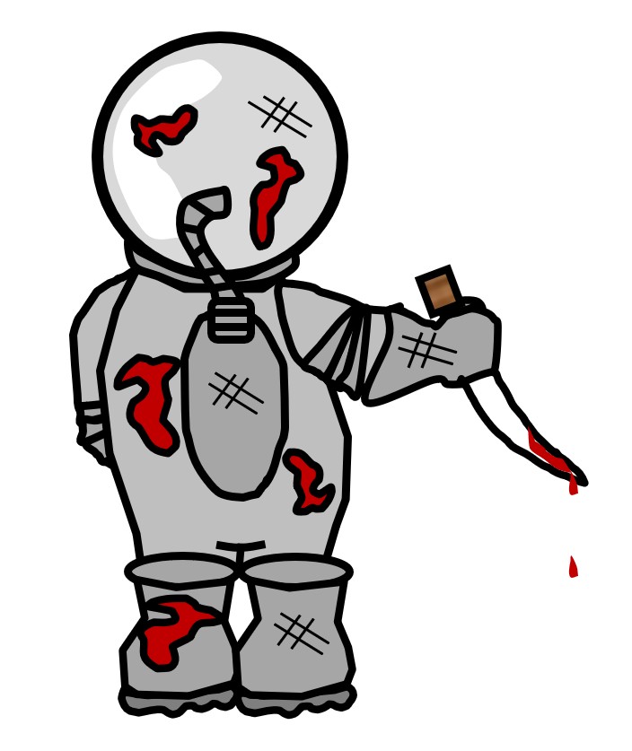 Poor Dirty Astronauts Logo_Halloween3