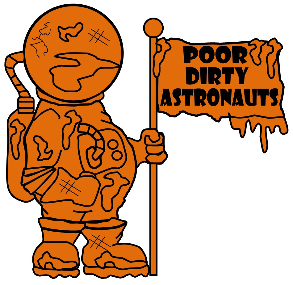 Poor Dirty Astronauts Logo_2 color orange