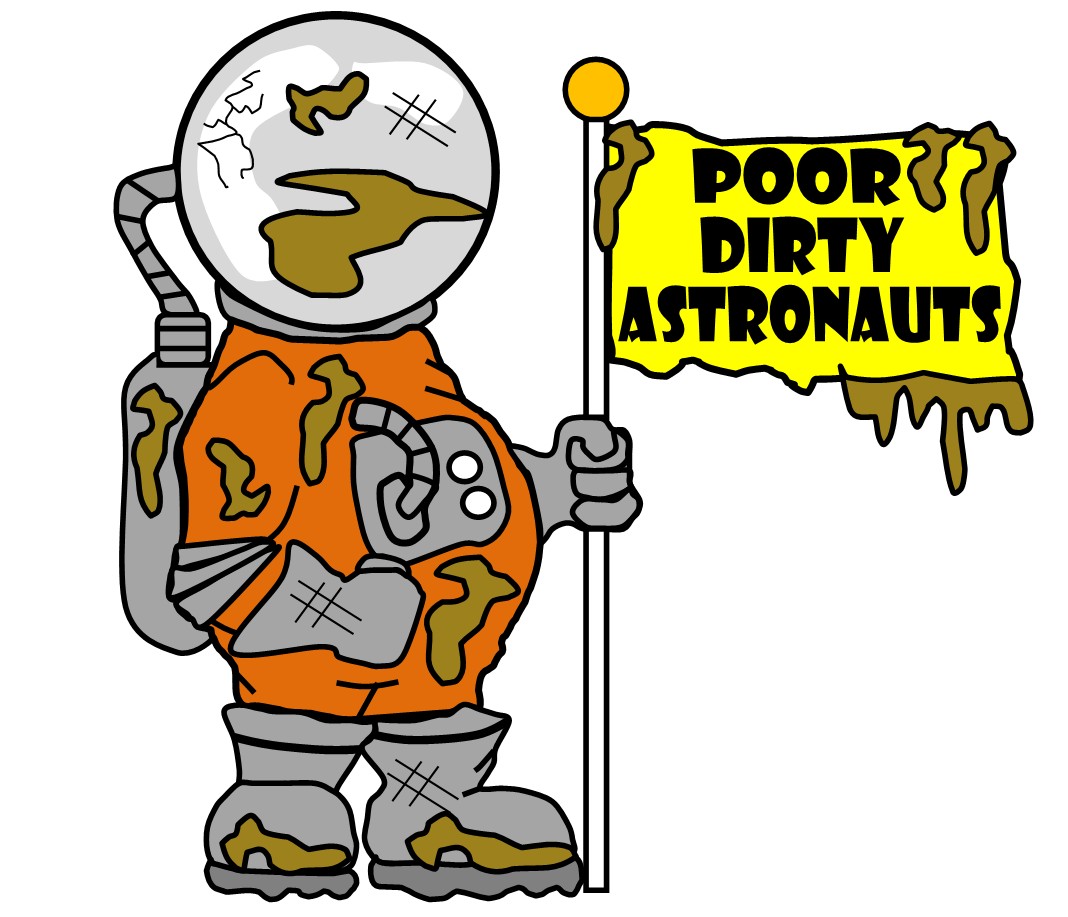 Poor Dirty Astronauts Logo_white back